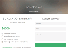 Tablet Screenshot of pantolon.info